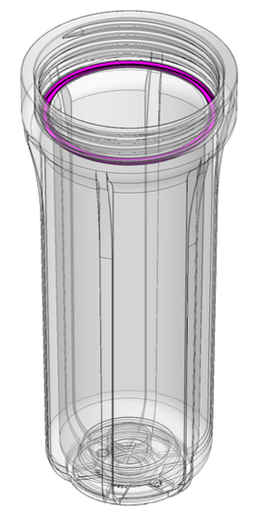 [1202059] Salt container Medium - 1L SAN (Max: PN8)